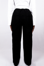 Glitter Pants Straight Leg