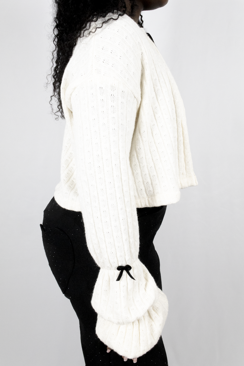 Glitter Cardigan Cropped