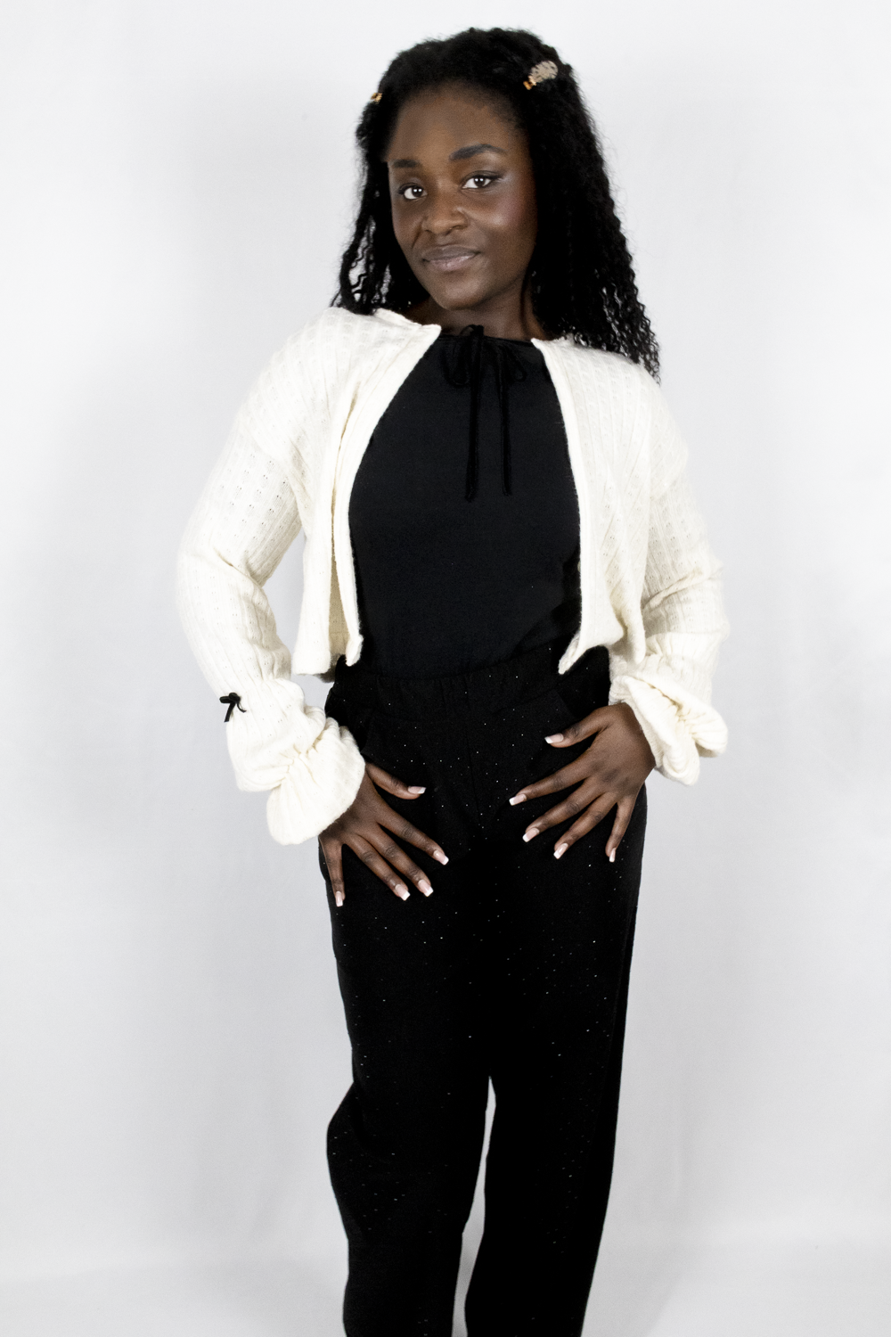 Glitter Cardigan Cropped