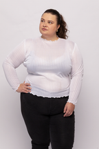 Chic Sheer Longshirt