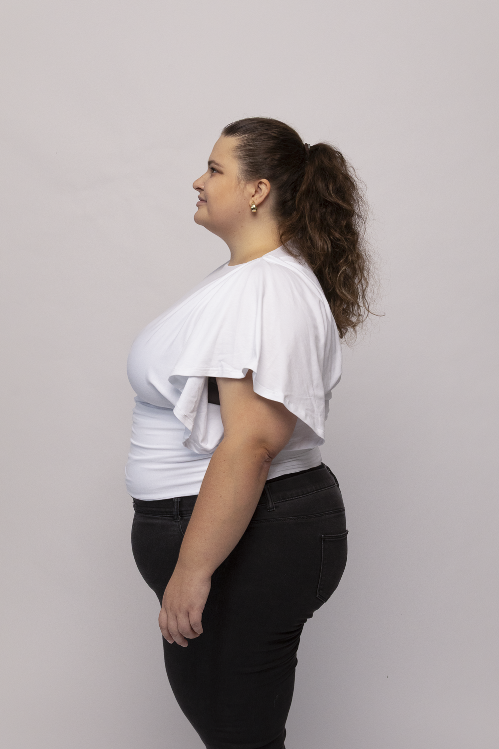 Asymmetrical Crop Shirt