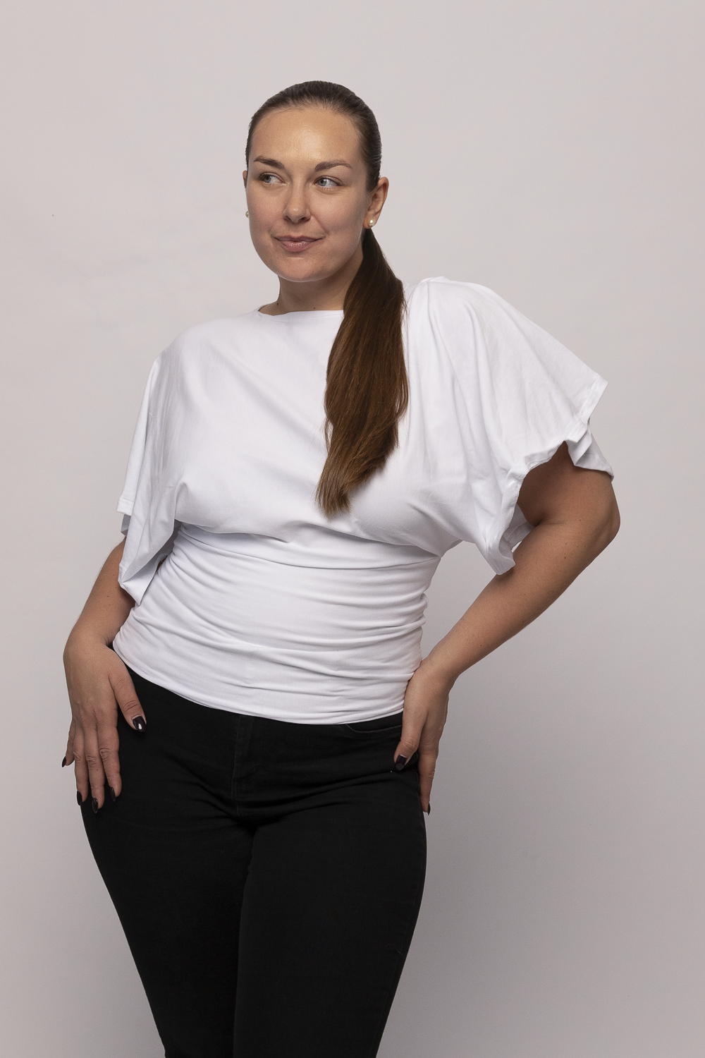 Asymmetrical Crop Shirt